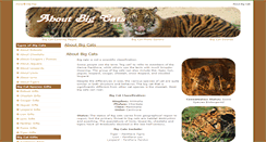 Desktop Screenshot of about-big-cats.com